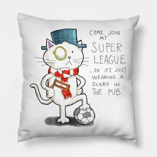 Dapper Cat - Super League Pillow