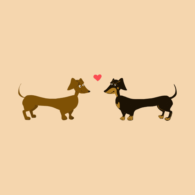 Sausage Love by laurareid.artist