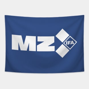 MZ IFA logo (white) Tapestry