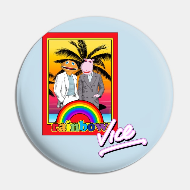 Rainbow Vice Pin by Bevatron