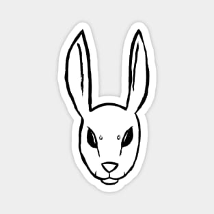 Violent White Rabbit Magnet