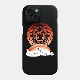 Crab Kani Sushi Cat Phone Case