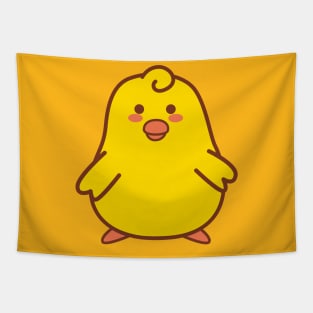 Cute Chick Cartoon Drawing Tapestry