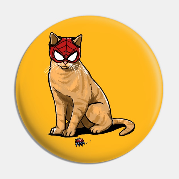 Spider-Cat Pin by belial90