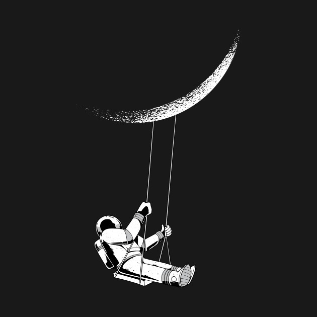 Astronaut Moon Swing Design by LR_Collections