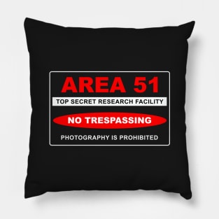 Area 51 Secret Pillow