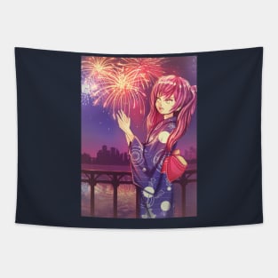 Tsundere | Funny art Tapestry