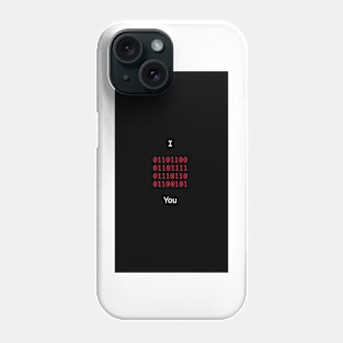 Love Binary Code Phone Case