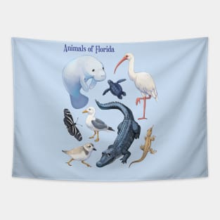 Animals of Florida Tapestry