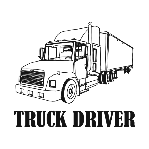 Truck Driver Trucker by Foxxy Merch