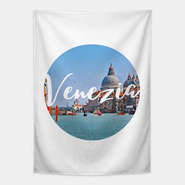 Vintage Venezia! Tapestry by RufderFreiheit