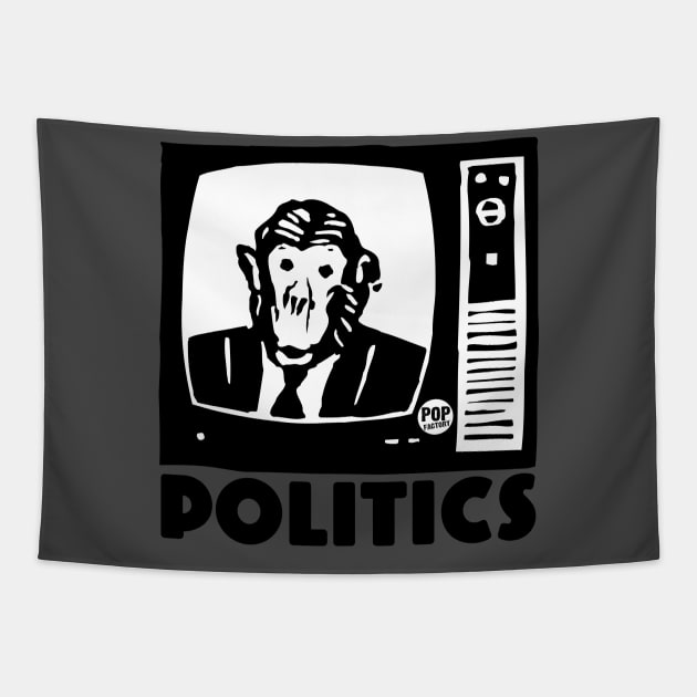 POLITICS Tapestry by toddgoldmanart