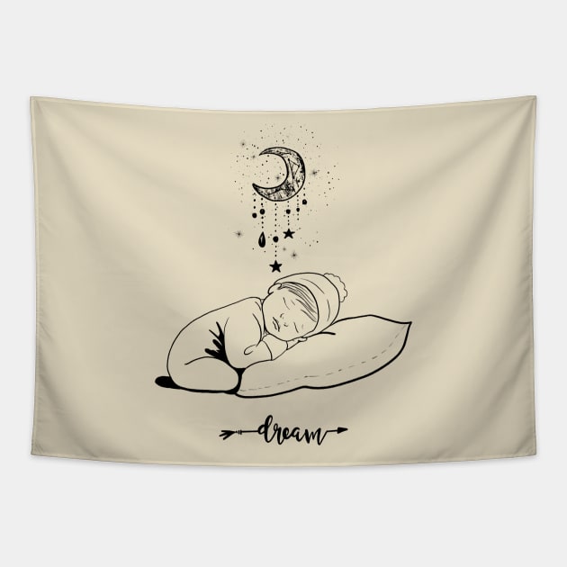 Sweet Dreams Tapestry by The Goodberry