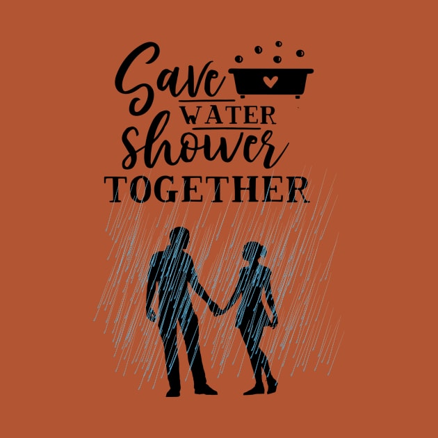 Save water and shower together by Imutobi