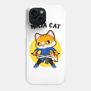 Ninja Cat Cats Gift Saying Cat Lover Phone Case