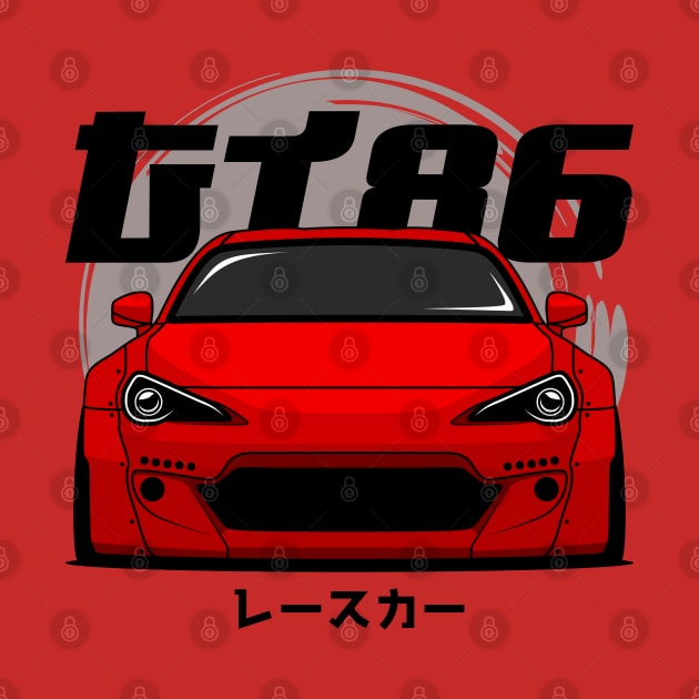 Red GT 86 Front by GoldenTuners