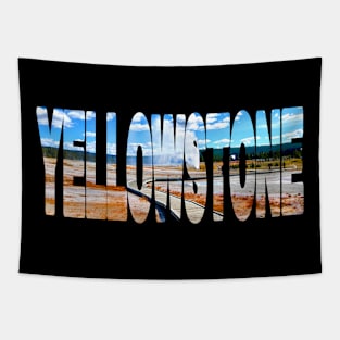 YELLOWSTONE - Old Faithful Geyser - Wyoming USA Tapestry