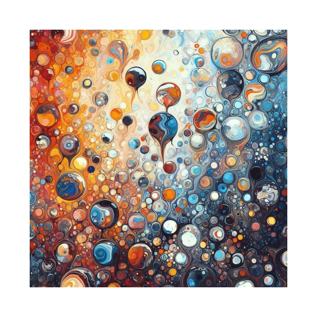 Psychedelic looking abstract illustration of bubbles by WelshDesigns