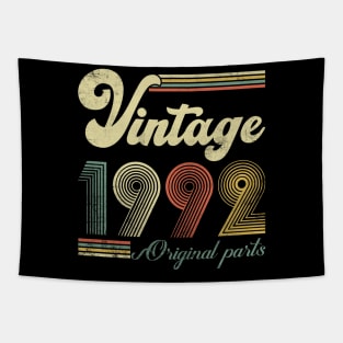 Vintage 1992 32nd Birthday Gift Men Women 32 Years Old Tapestry
