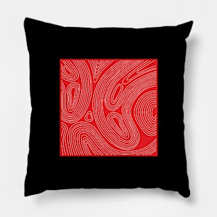 LinesOnRed Pillow