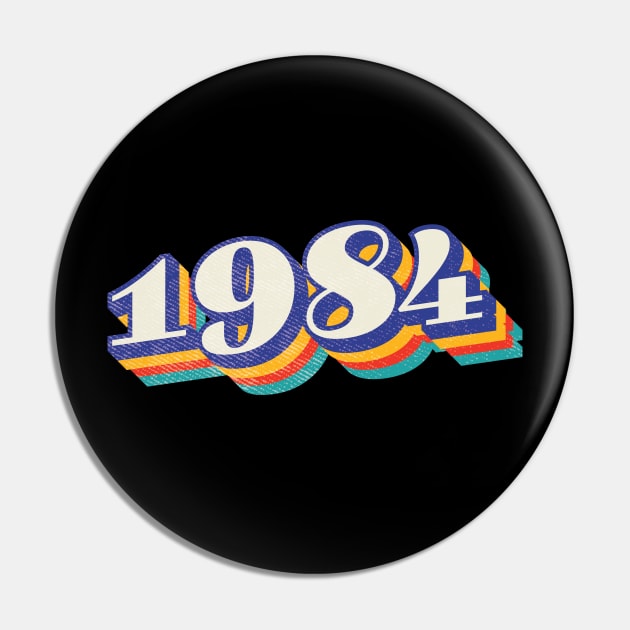 1984 Birthday Pin by Vin Zzep