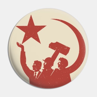 Vintage Soviet WW2 Propaganda Pin