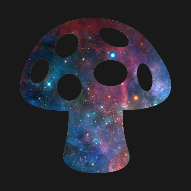 Trippy Mushroom tie dye by raidrival