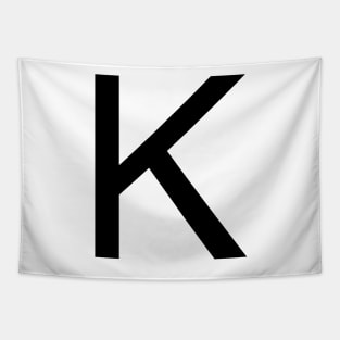 Helvetica K Tapestry