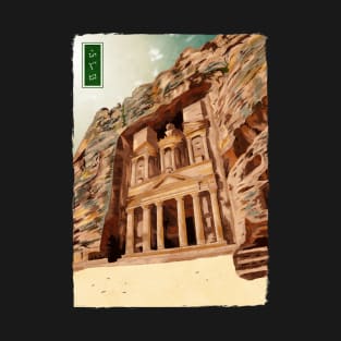 Petra Jordan - Black T-Shirt