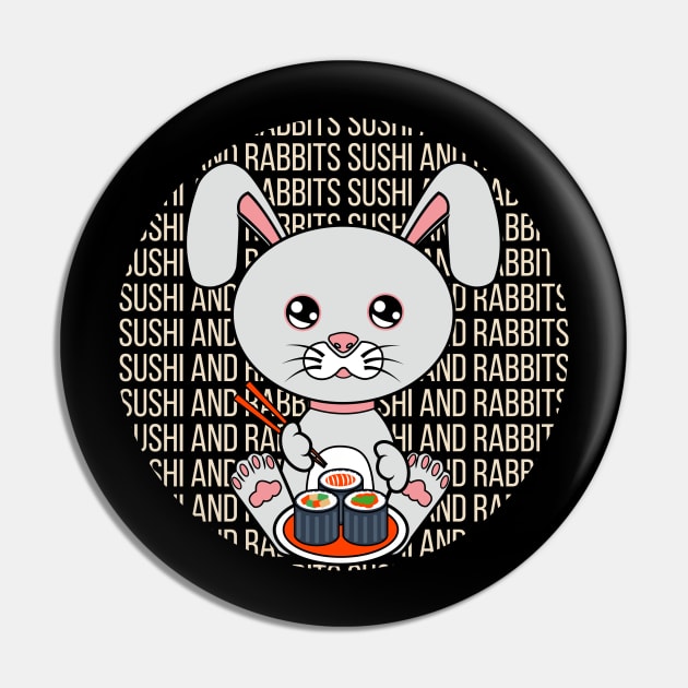 All i need is sushi and rabbits Pin by JS ARTE