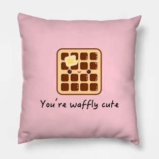 You're Waffly Cute Pillow