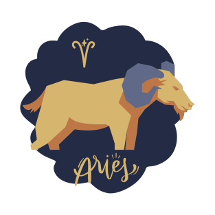 Aries: Born to blaze trails, fearless and bold. T-Shirt