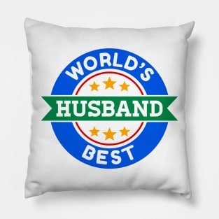 World's Best Husband Pillow