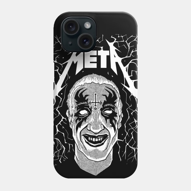 METAL META Phone Case by Krobilad