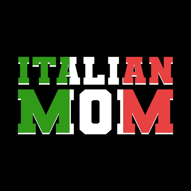 Italian Mom Proud American Family Italy Patriotic by amango