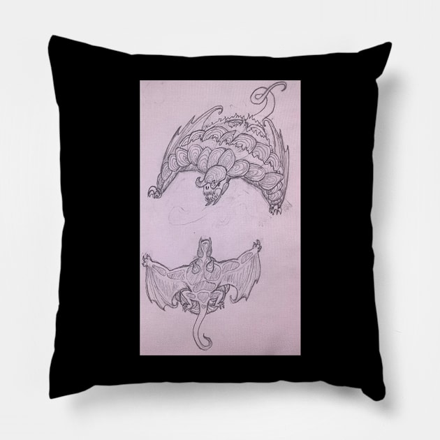 Hunters Journal : Mountainback Pillow by LawDrawsArt