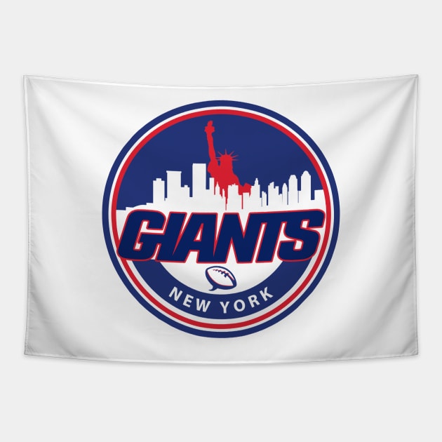 New York Giants Football Tapestry by cInox