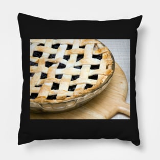 Blueberry Lattice Top Pie Pillow