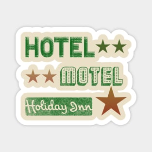 holiday inn ann 5 stars - green solid style Magnet
