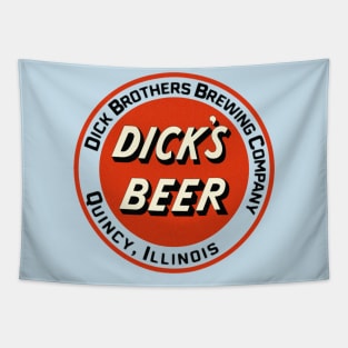 Retro Beer - Dick's Beer Dick Brothers Brewing Co. Tapestry