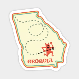 The Devil Went Down To Georgia: Country Music-Inspired Design Magnet