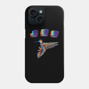 Southwester Rainbow Joy Hummingbird Phone Case