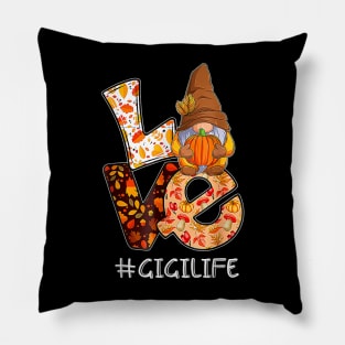 Love Gnome Gigi Autumn - Fall Gnome Pumpkin - Funny Thanksgiving Pillow