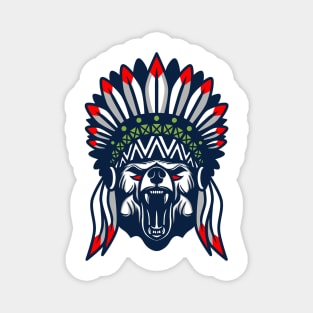 Bear native american Magnet