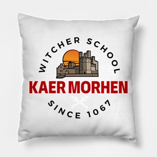 Kaer Morhen - Witcher School II - White - Fantasy Pillow