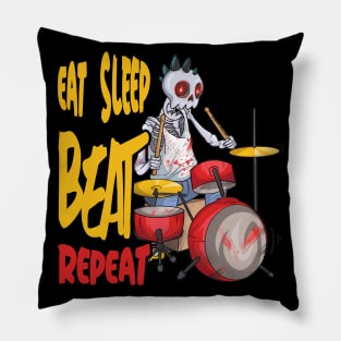 Eat Sleep Drum Pillow