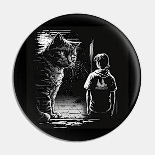 mysterious cat Pin