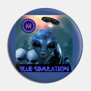 Blue Simulation Pin