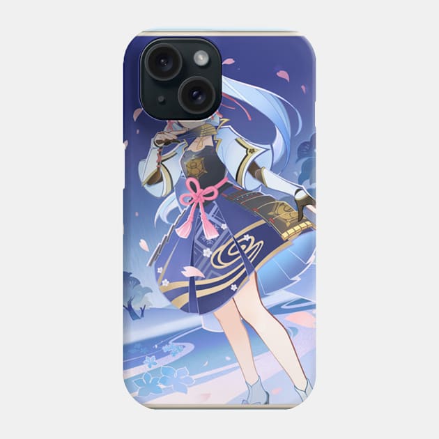 Kamisato Ayaka Phone Case by LadyTsundere