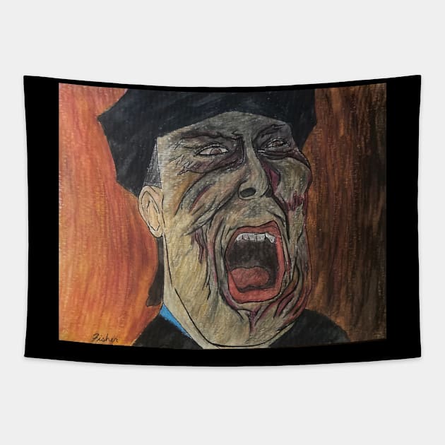 Maniac Cop!! Tapestry by Jimmy Bob Wheels